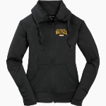 Oak Hills Christian College Wolfpack Sport-Tek Women's Sport-Wick Stretch Full-Zip Jacket Front Thumbnail