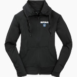 Coxsackie-Athens High School Riverhawks official sideline store Sport-Tek Women's Sport-Wick Stretch Full-Zip Jacket Front Thumbnail