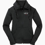 Central Decatur Cardinals Sport-Tek Women's Sport-Wick Stretch Full-Zip Jacket Front Thumbnail