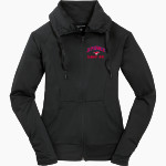 JJ PEARCE HIGH SCHOOL MUSTANGS Sport-Tek Women's Sport-Wick Stretch Full-Zip Jacket Front Thumbnail