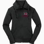 LOCKHART HIGH SCHOOL LIONS <span class="pdp-name-mascot">LOCKHART LIONS</span> Sport-Tek Women's Sport-Wick Stretch Full-Zip Jacket Front Thumbnail