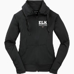 Elk City Elks <span class="pdp-name-mascot">Elk City Elks</span> Sport-Tek Women's Sport-Wick Stretch Full-Zip Jacket Front Thumbnail