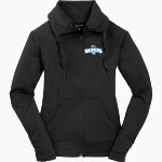 Hawaii Pacific University Online Store <span class="pdp-name-mascot">Hawaii Pacific University Sharks</span> Sport-Tek Women's Sport-Wick Stretch Full-Zip Jacket Front Thumbnail