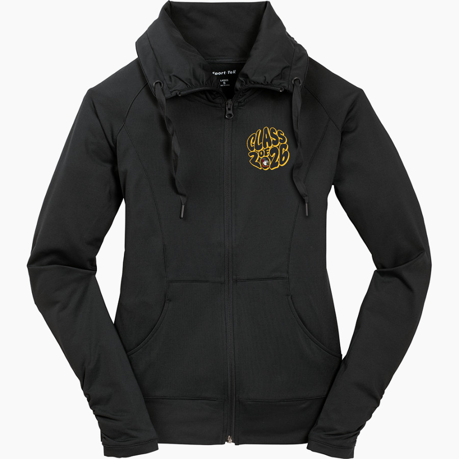 LINDBLOM MATH AND SCIENCE ACADEMY EAGLES Sport-Tek Women's Sport-Wick Stretch Full-Zip Jacket