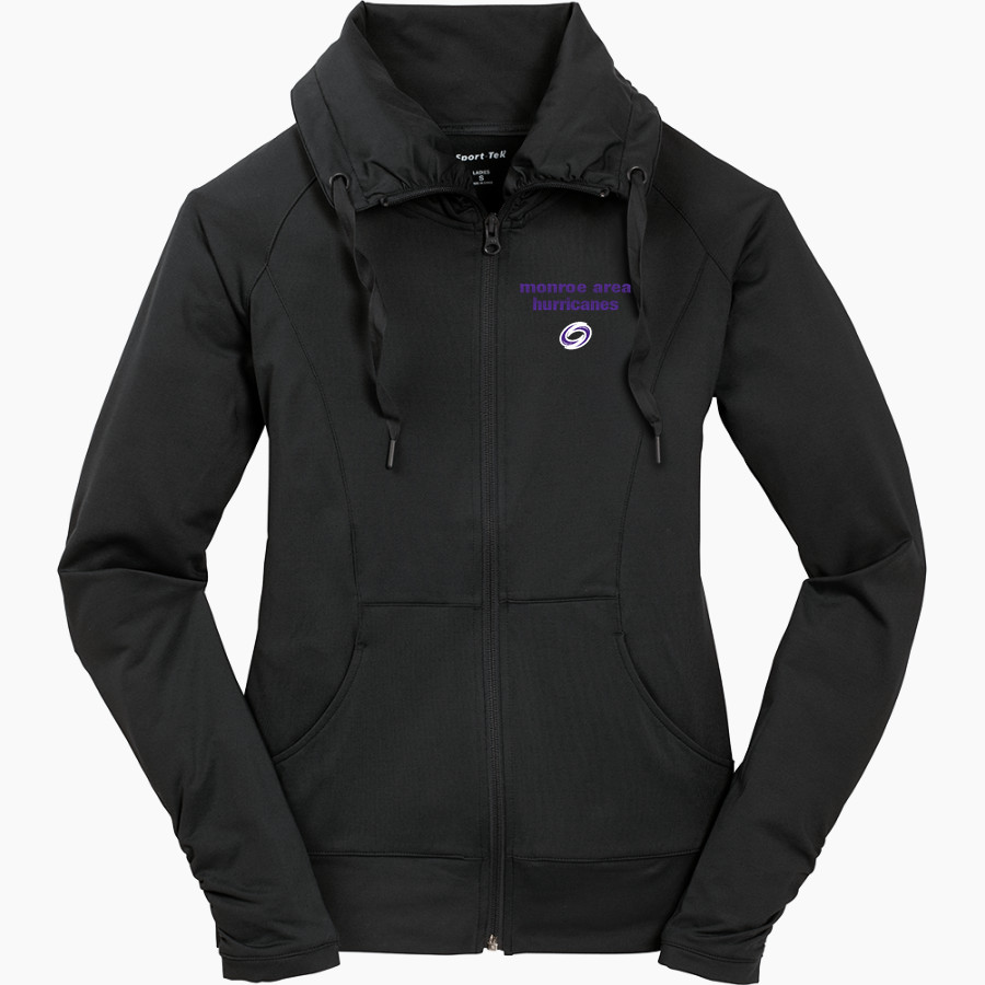 MONROE AREA HIGH SCHOOL HURRICANES <span class="pdp-name-mascot">MONROE AREA HURRICANES</span> Sport-Tek Women's Sport-Wick Stretch Full-Zip Jacket