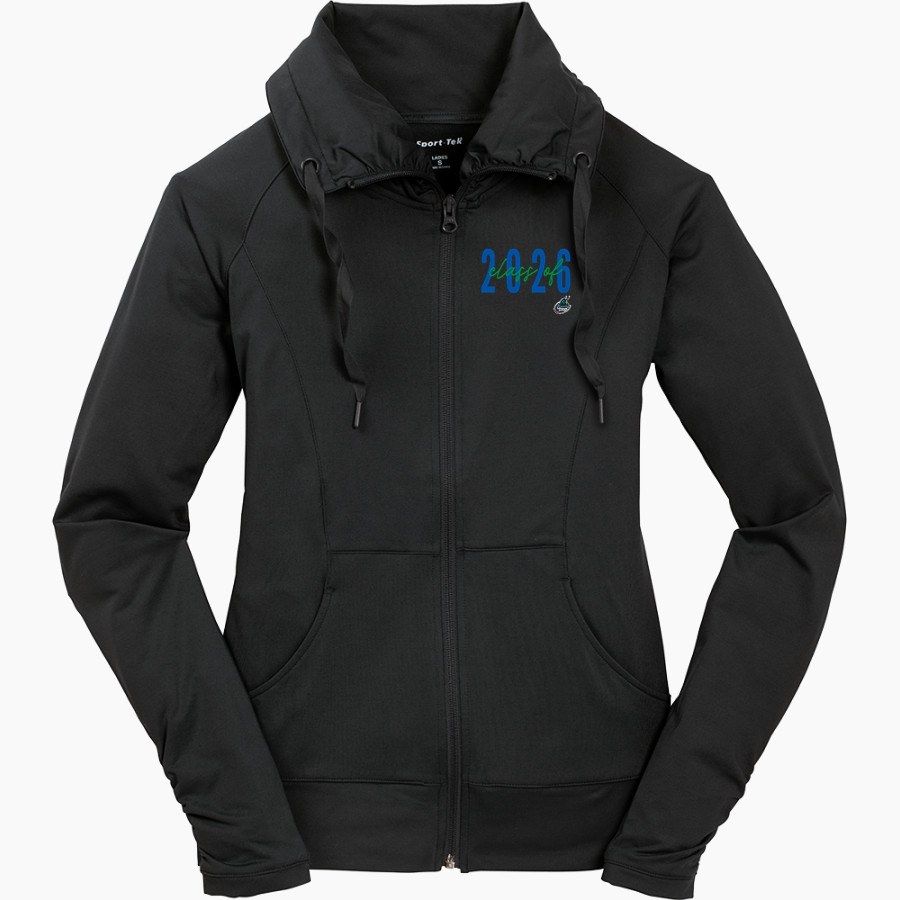 Bay College Norse <span class="pdp-name-mascot">Bay College Norse</span> Sport-Tek Women's Sport-Wick Stretch Full-Zip Jacket