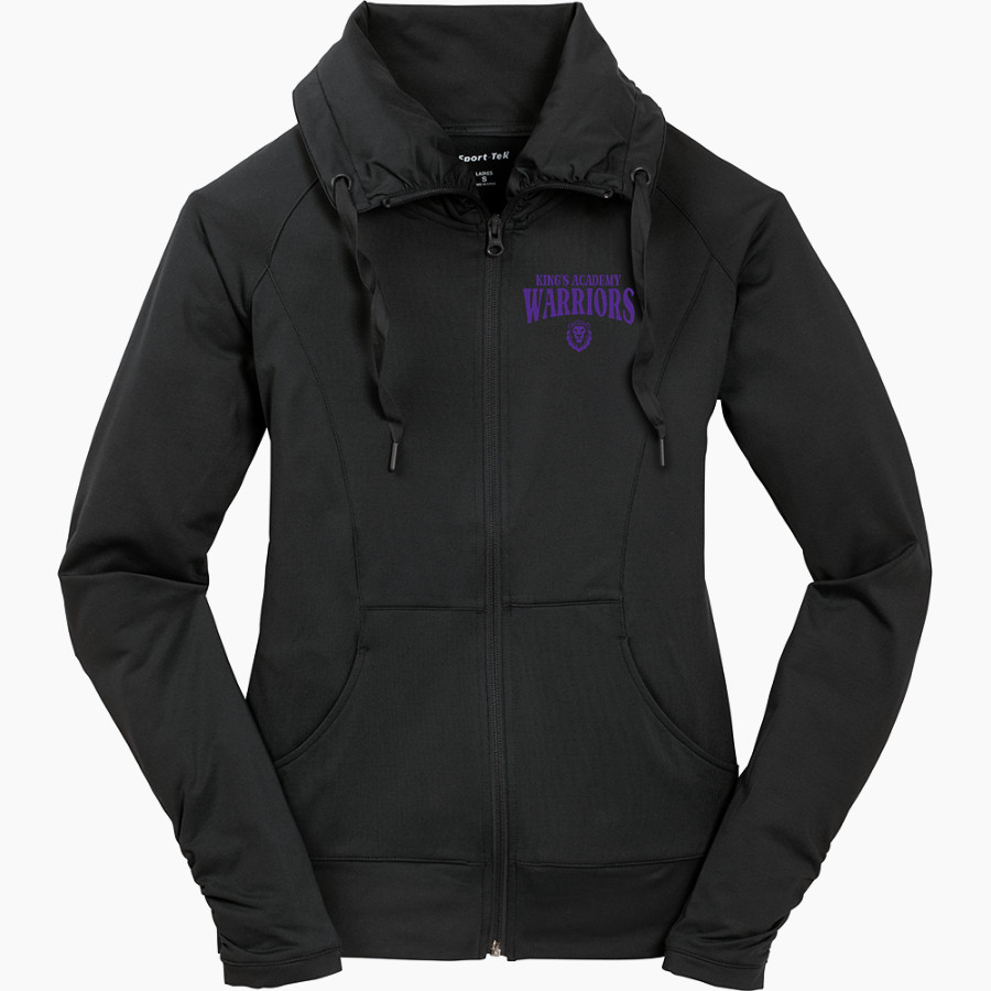 King's Academy Warriors Sport-Tek Women's Sport-Wick Stretch Full-Zip Jacket