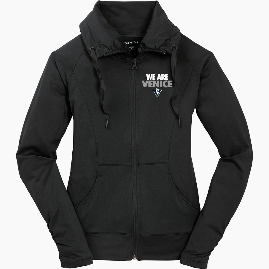 VENICE HIGH SCHOOL GONDOLIERS <span class="pdp-name-mascot">VENICE GONDOLIERS</span> Sport-Tek Women's Sport-Wick Stretch Full-Zip Jacket