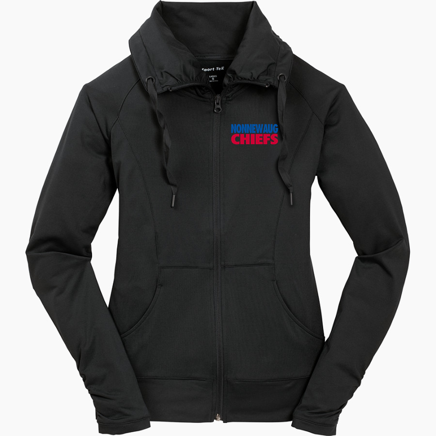 Nonnewaug Chiefs Sport-Tek Women's Sport-Wick Stretch Full-Zip Jacket