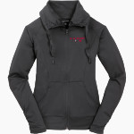 U. S. GRANT HIGH SCHOOL GENERALS Sport-Tek Women's Sport-Wick Stretch Full-Zip Jacket Front Thumbnail