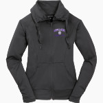 Shell Bank Brigade <span class="pdp-name-mascot">Shell Bank P771K@014 Labradors</span> Sport-Tek Women's Sport-Wick Stretch Full-Zip Jacket Front Thumbnail