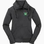 Communion of Saints School Sabres official sideline store <span class="pdp-name-mascot">Communion of Saints School Sabres</span> Sport-Tek Women's Sport-Wick Stretch Full-Zip Jacket Front Thumbnail