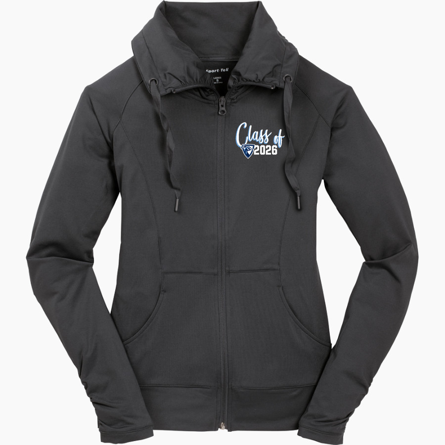 Upper Iowa University Peacocks Sport-Tek Women's Sport-Wick Stretch Full-Zip Jacket
