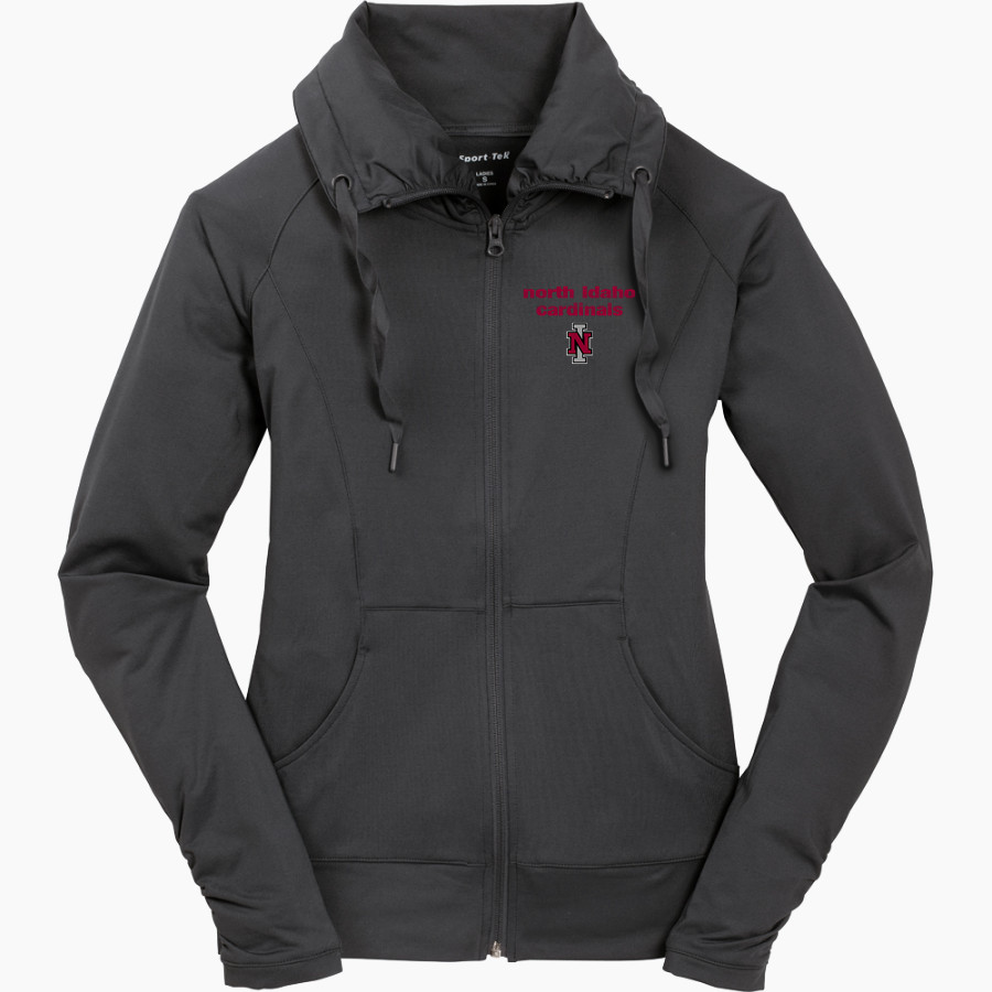 North Idaho Cardinals <span class="pdp-name-mascot">North Idaho College Cardinals</span> Sport-Tek Women's Sport-Wick Stretch Full-Zip Jacket