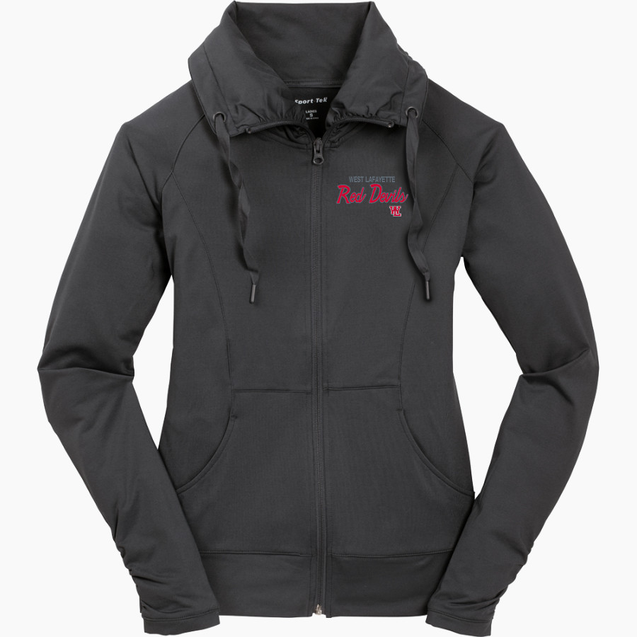 West Lafayette Jr-Sr High School Red Devils Online Store Sport-Tek Women's Sport-Wick Stretch Full-Zip Jacket