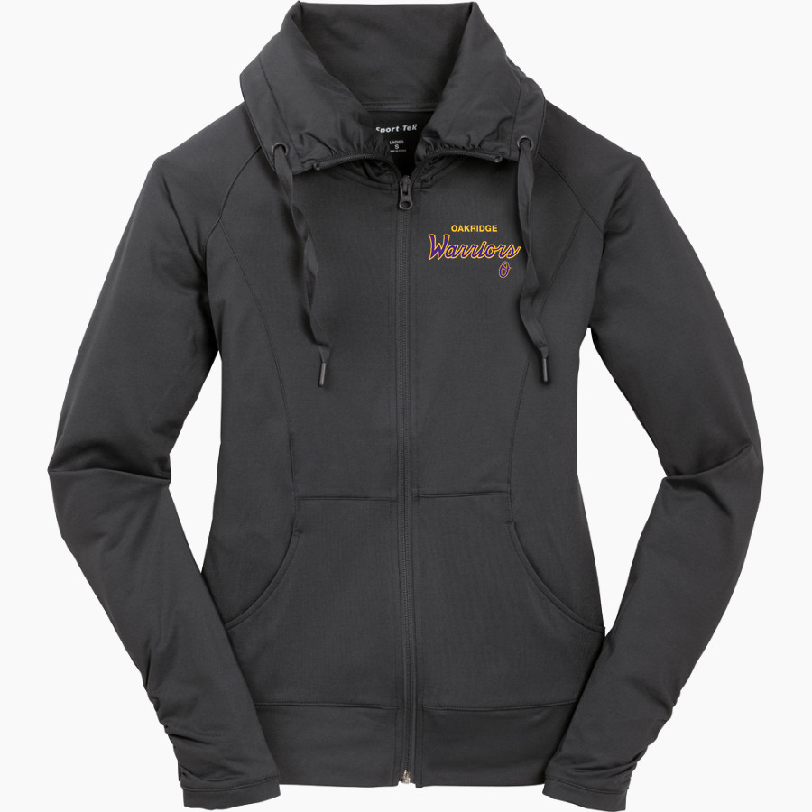 OAKRIDGE HS OFFICIAL ONLINE STORE <span class="pdp-name-mascot">OAKRIDGE WARRIORS</span> Sport-Tek Women's Sport-Wick Stretch Full-Zip Jacket