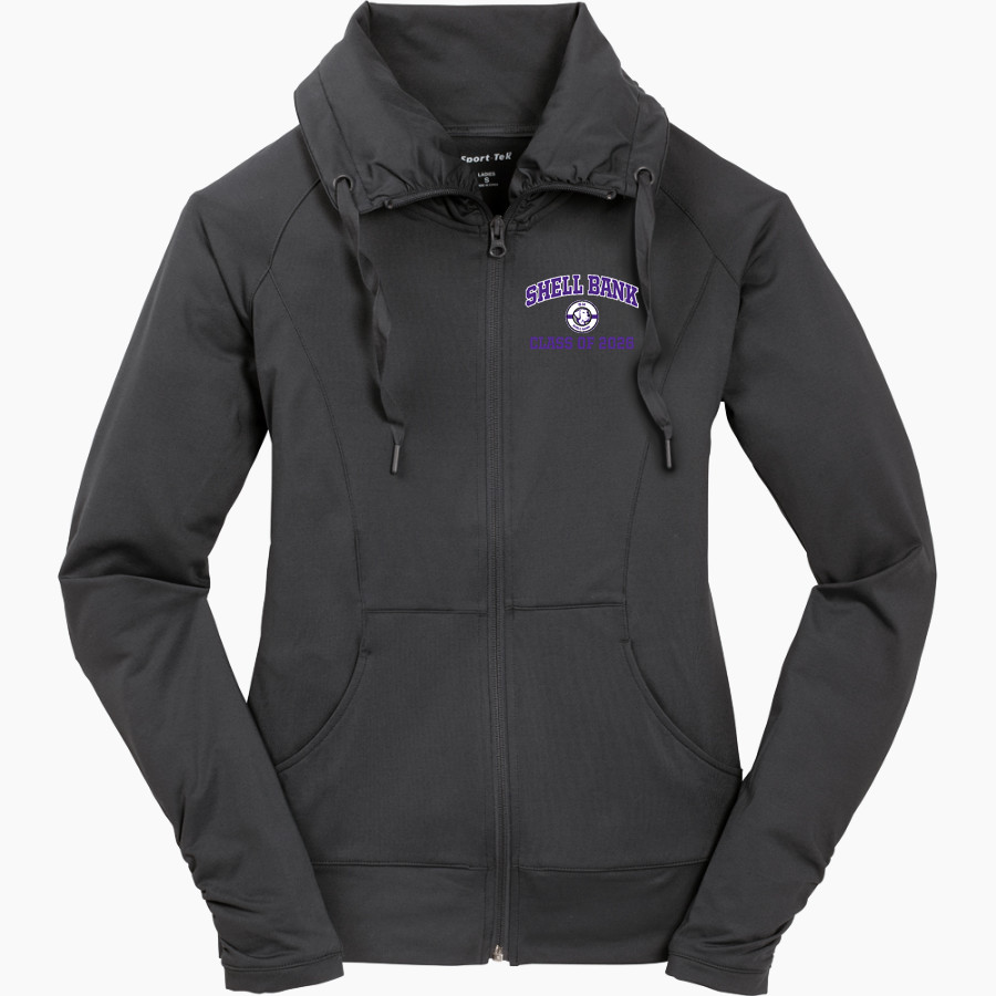 Shell Bank Brigade <span class="pdp-name-mascot">Shell Bank P771K@014 Labradors</span> Sport-Tek Women's Sport-Wick Stretch Full-Zip Jacket