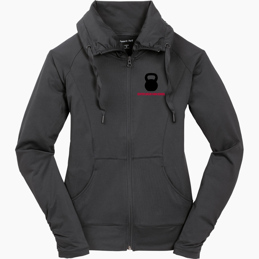 Center Grove Trojans Sport-Tek Women's Sport-Wick Stretch Full-Zip Jacket