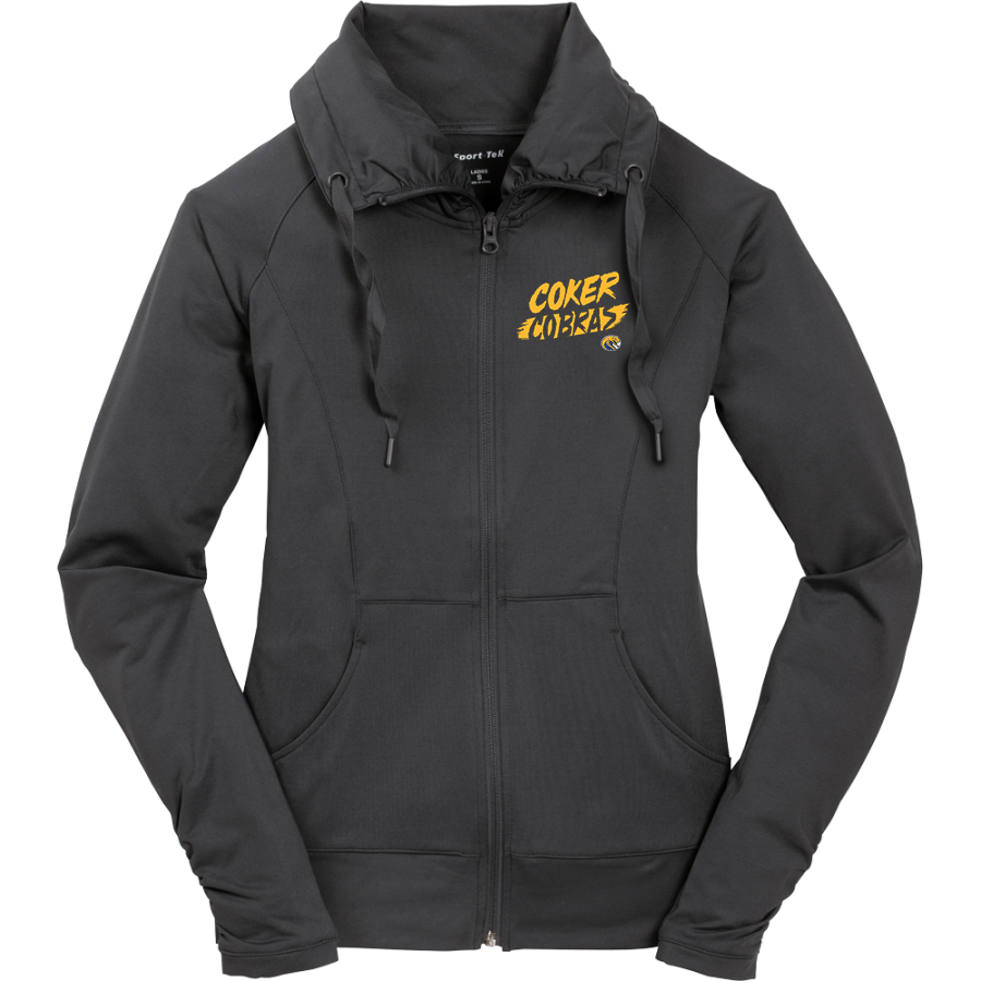 Coker Cobras <span class="pdp-name-mascot">Coker Cobras</span> Sport-Tek Women's Sport-Wick Stretch Full-Zip Jacket