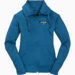 Bishop Noll Warriors Sport-Tek Women's Sport-Wick Stretch Full-Zip Jacket Front Thumbnail