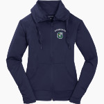 Gunston Herons <span class="pdp-name-mascot">Gunston Herons</span> Sport-Tek Women's Sport-Wick Stretch Full-Zip Jacket Front Thumbnail