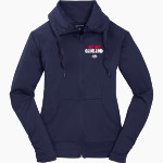 Oakland Patriots <span class="pdp-name-mascot">Oakland Patriots</span> Sport-Tek Women's Sport-Wick Stretch Full-Zip Jacket Front Thumbnail