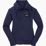 Warner Royals <span class="pdp-name-mascot">Warner Royals</span> Sport-Tek Women's Sport-Wick Stretch Full-Zip Jacket Front Thumbnail
