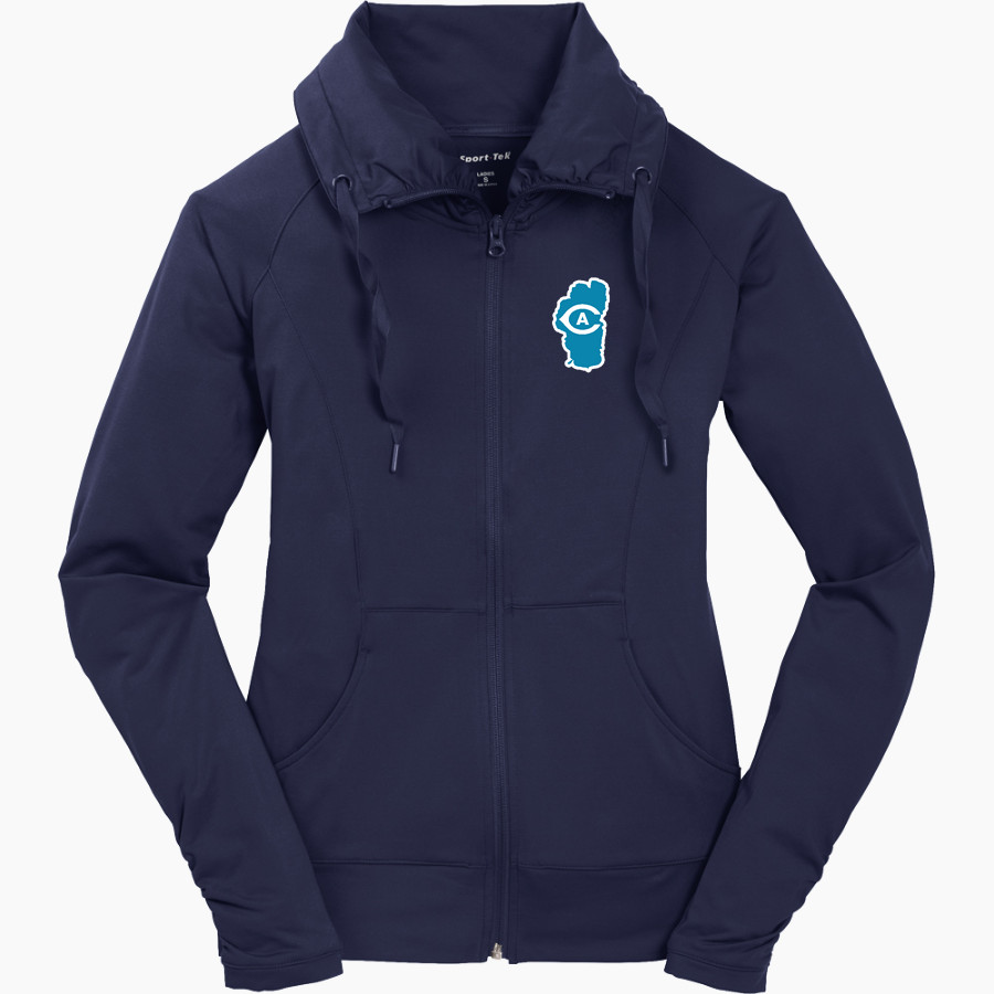 Aggie Sideline Store UC Davis Sport-Tek Women's Sport-Wick Stretch Full-Zip Jacket