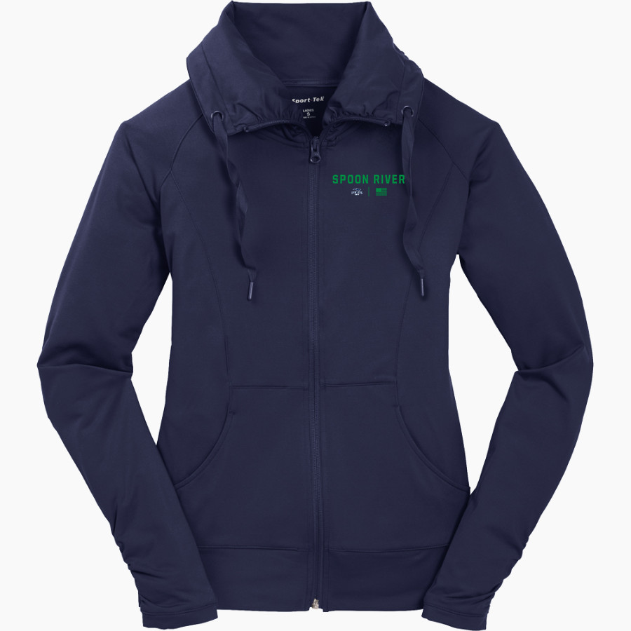 <span class="pdp-name-mascot">Spoon River Snappers</span> Sport-Tek Women's Sport-Wick Stretch Full-Zip Jacket