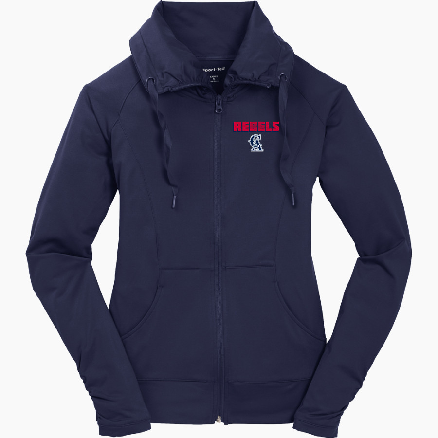 Carroll Rebels <span class="pdp-name-mascot">Carroll</span> Sport-Tek Women's Sport-Wick Stretch Full-Zip Jacket
