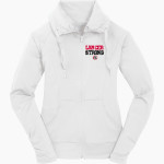 Grace College Lancers Sport-Tek Women's Sport-Wick Stretch Full-Zip Jacket Front Thumbnail