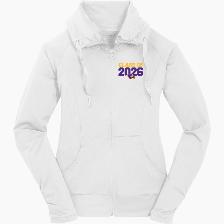 LYON COUNTY HIGH SCHOOL LYONS Sport-Tek Women's Sport-Wick Stretch Full-Zip Jacket