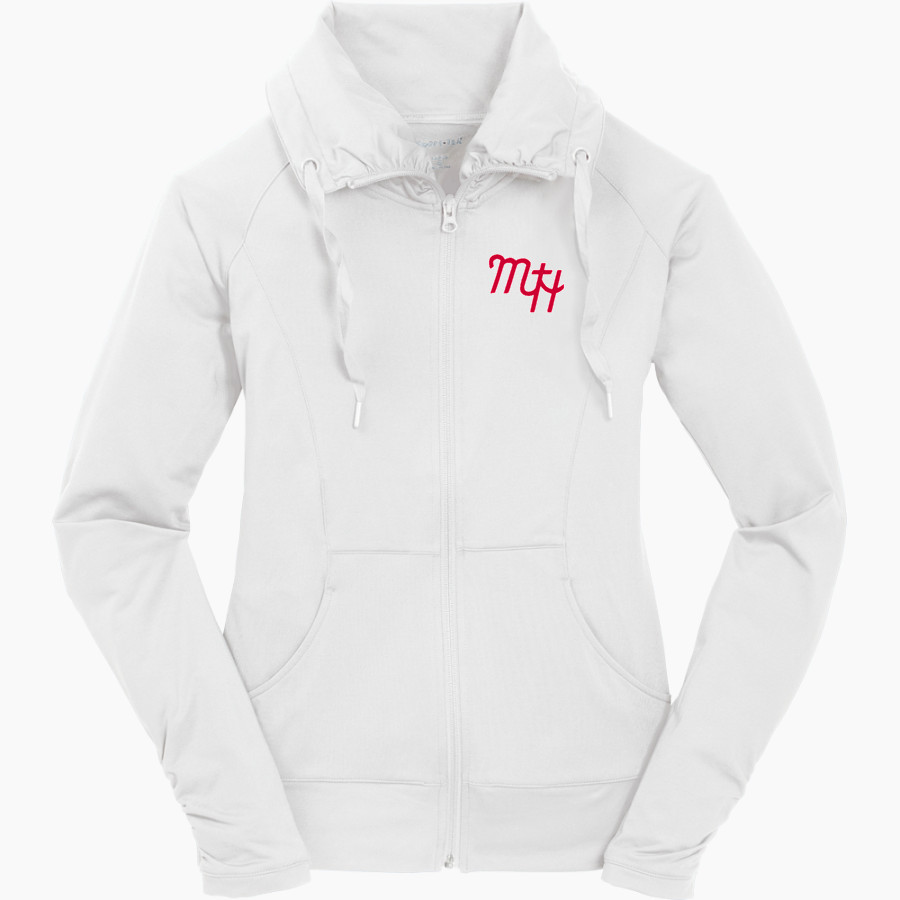 Mt. Hood Community College Mt. Hood Community C <span class="pdp-name-mascot">Mt. Hood Community College</span> Sport-Tek Women's Sport-Wick Stretch Full-Zip Jacket