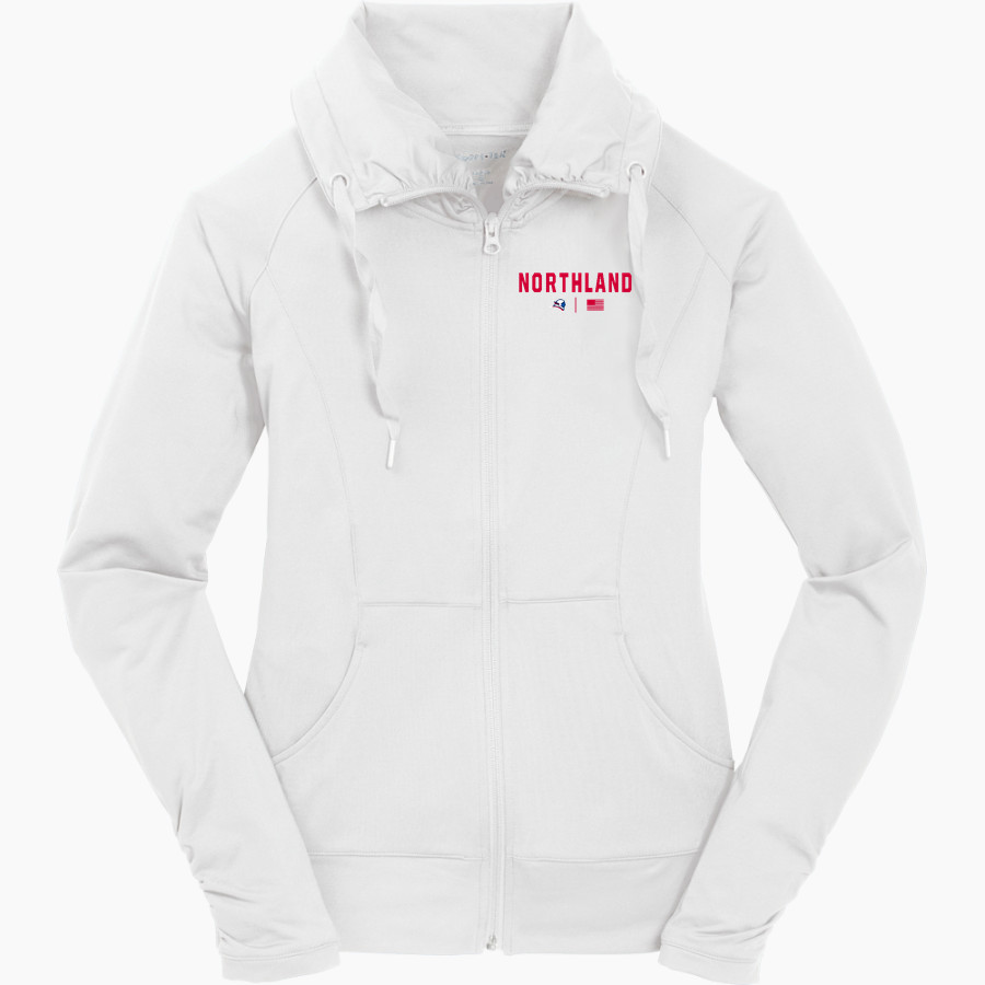 NORTHLAND Pioneers Sport-Tek Women's Sport-Wick Stretch Full-Zip Jacket