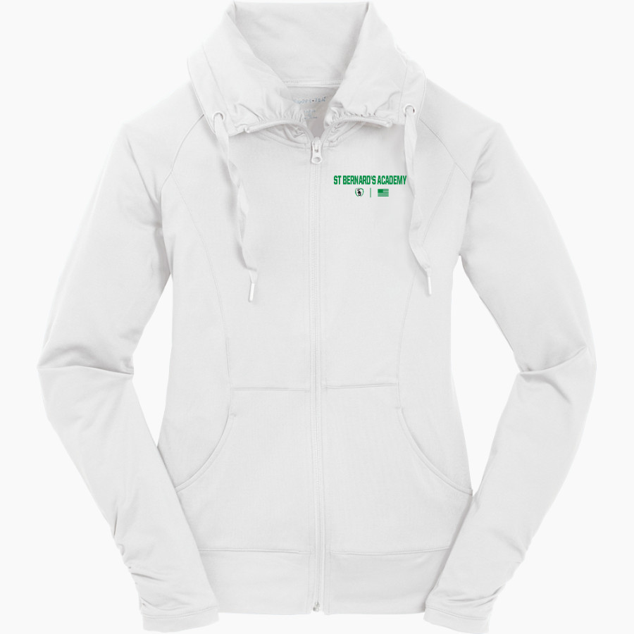 ST BERNARD'S ACADEMY CRUSADERS <span class="pdp-name-mascot">ST BERNARD'S CATHOLIC CRUSADERS</span> Sport-Tek Women's Sport-Wick Stretch Full-Zip Jacket