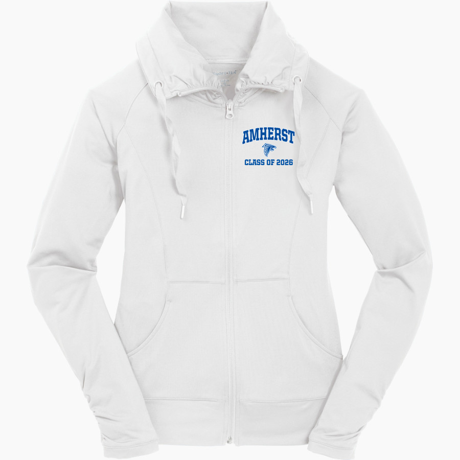AMHERST HIGH SCHOOL FALCONS <span class="pdp-name-mascot">AMHERST FALCONS</span> Sport-Tek Women's Sport-Wick Stretch Full-Zip Jacket