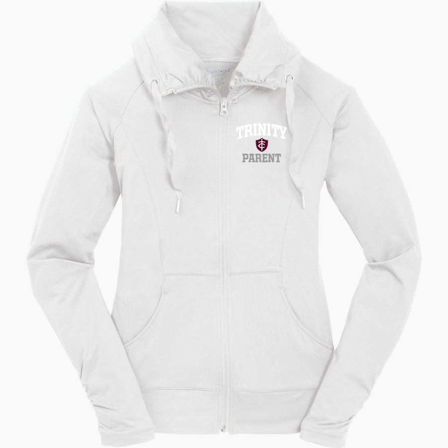 Trinity Warriors Sport-Tek Women's Sport-Wick Stretch Full-Zip Jacket