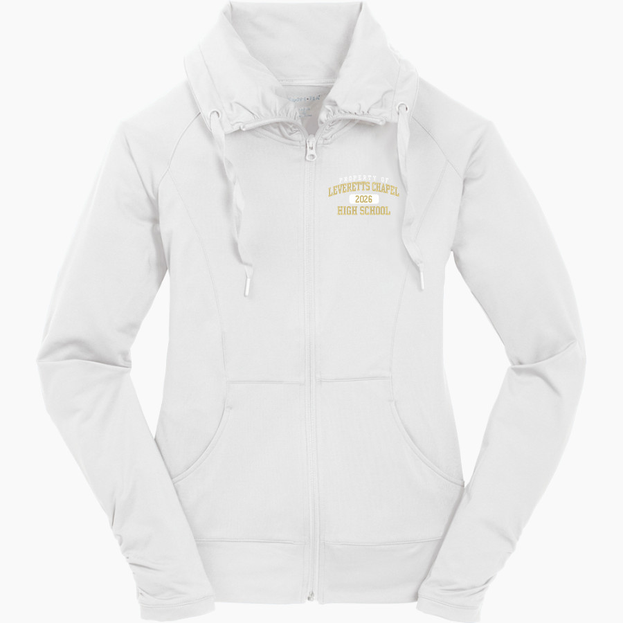 LEVERETTS CHAPEL HIGH SCHOOL LIONS <span class="pdp-name-mascot">LEVERETTS CHAPEL LIONS</span> Sport-Tek Women's Sport-Wick Stretch Full-Zip Jacket