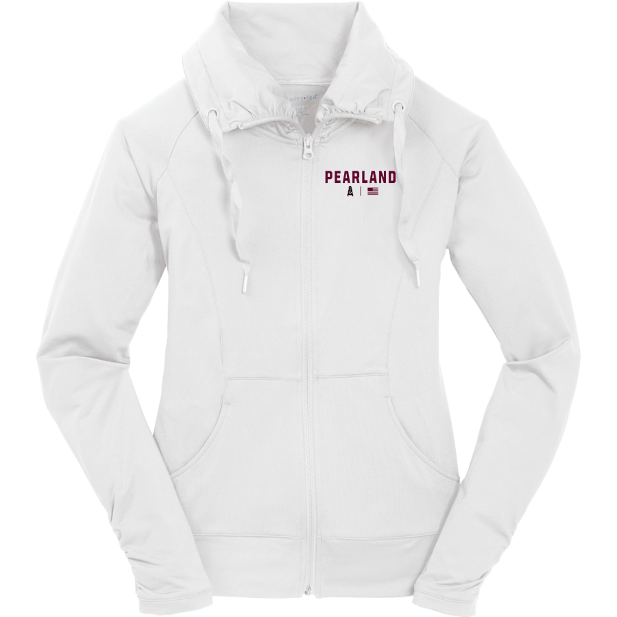 PEARLAND HIGH SCHOOL OILERS <span class="pdp-name-mascot">PEARLAND OILERS</span> Sport-Tek Women's Sport-Wick Stretch Full-Zip Jacket