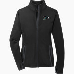 Folsom Lake Falcons Sport-Tek Women's Sport-Wick Stretch Contrast Full-Zip Jacket Front Thumbnail