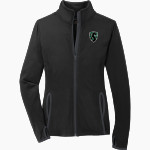 Drew Dragons Sport-Tek Women's Sport-Wick Stretch Contrast Full-Zip Jacket Front Thumbnail