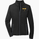 Roosevelt Roughriders Sport-Tek Women's Sport-Wick Stretch Contrast Full-Zip Jacket Front Thumbnail