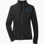 BRIAR CLIFF Chargers <span class="pdp-name-mascot">BRIAR CLIFF Chargers</span> Sport-Tek Women's Sport-Wick Stretch Contrast Full-Zip Jacket Front Thumbnail