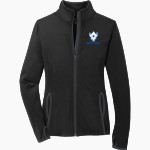 Susquehanna Sabers <span class="pdp-name-mascot">Susquehanna Community High School Sabers</span> Sport-Tek Women's Sport-Wick Stretch Contrast Full-Zip Jacket Front Thumbnail