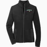 Evergreen Lutheran Eagles Sport-Tek Women's Sport-Wick Stretch Contrast Full-Zip Jacket Front Thumbnail