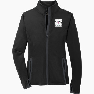 Sport-Tek Women's Sport-Wick Stretch Contrast Full-Zip Jacket