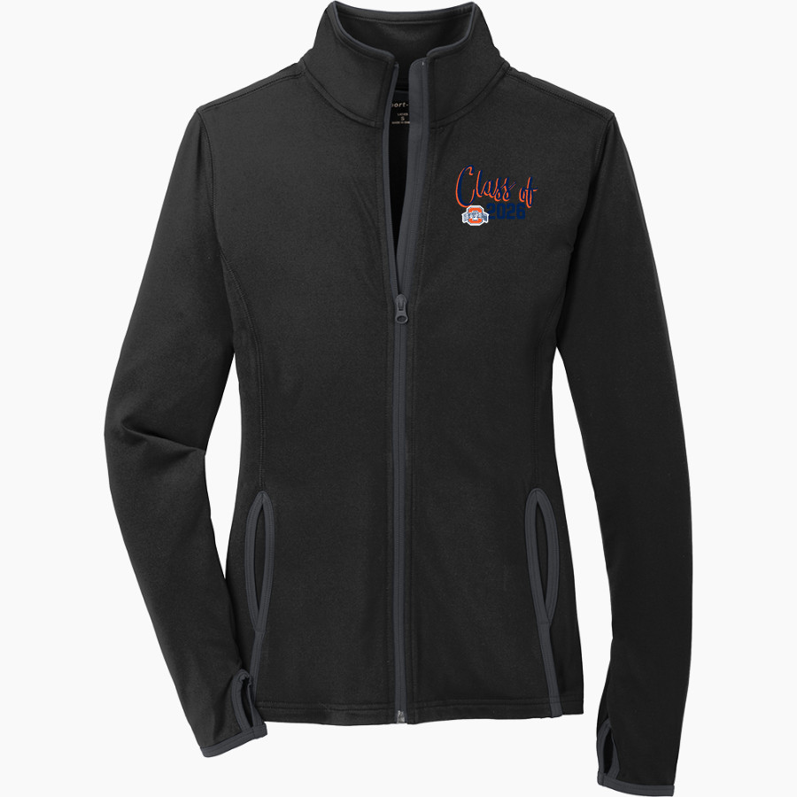 Oswego Panthers <span class="pdp-name-mascot">Oswego Panthers</span> Sport-Tek Women's Sport-Wick Stretch Contrast Full-Zip Jacket