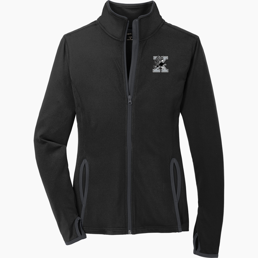Xavier Falcons <span class="pdp-name-mascot">Xavier Falcons</span> Sport-Tek Women's Sport-Wick Stretch Contrast Full-Zip Jacket