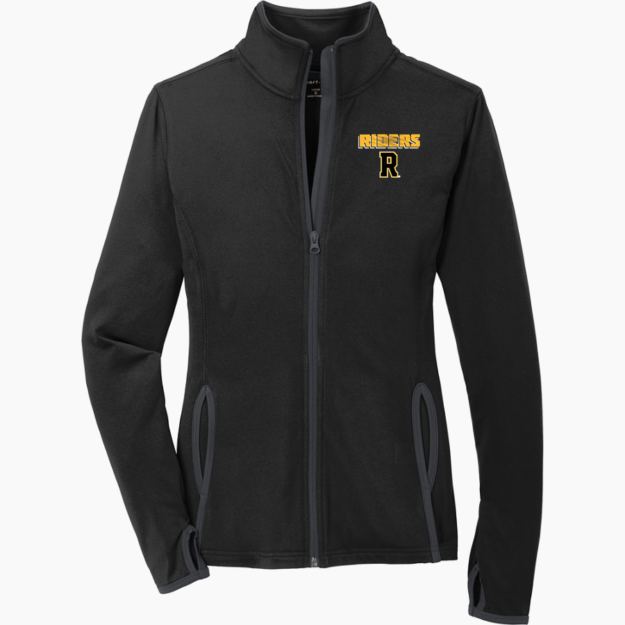 Roosevelt Roughriders Sport-Tek Women's Sport-Wick Stretch Contrast Full-Zip Jacket
