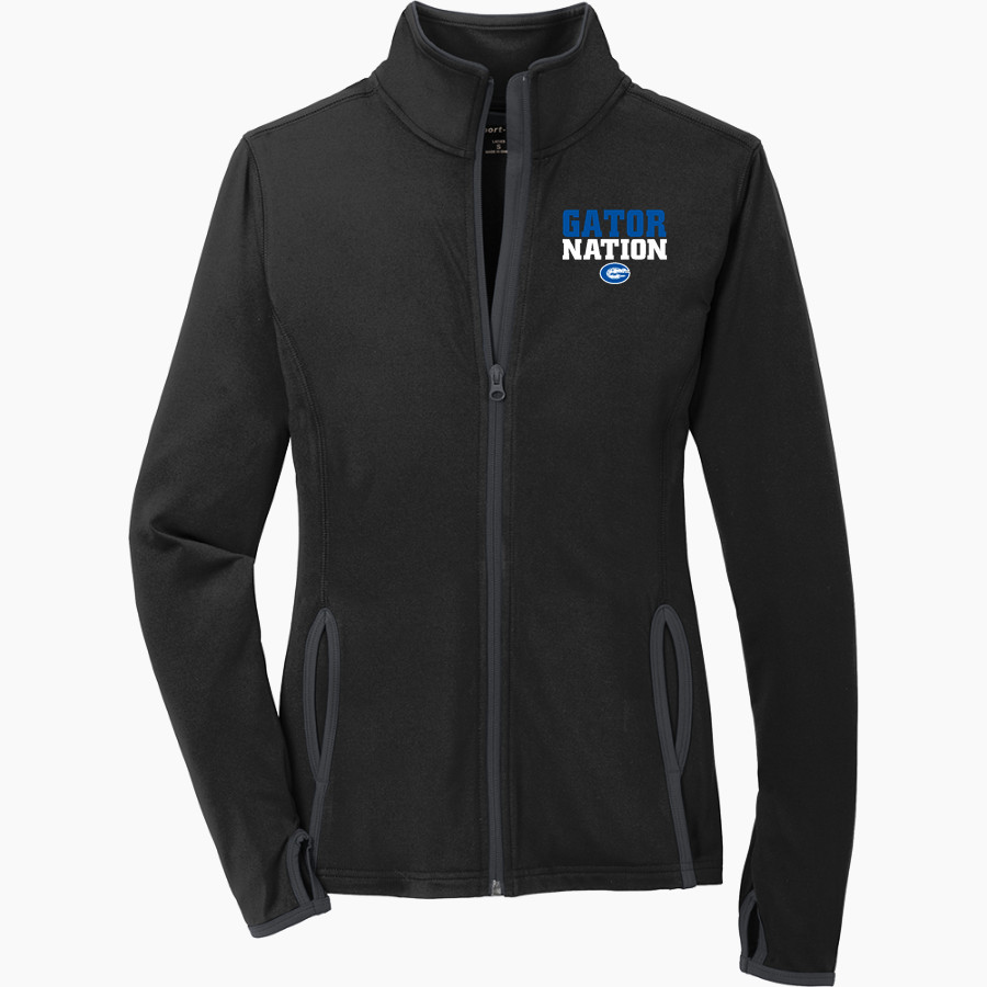 GATEWAY SCIENCE ACADEMY GATORS <span class="pdp-name-mascot">GATEWAY SCIENCE ACADEMY GATORS</span> Sport-Tek Women's Sport-Wick Stretch Contrast Full-Zip Jacket